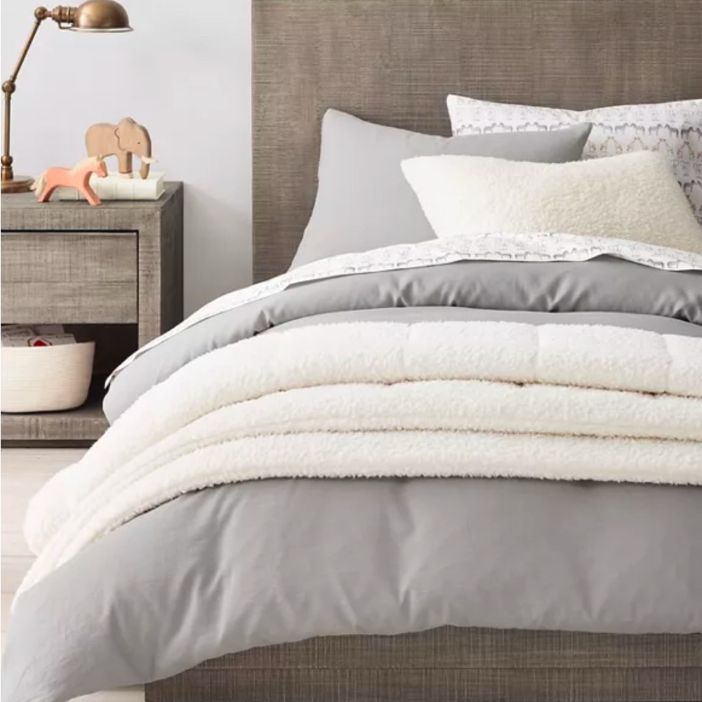 Restoration Hardware RH Baby Child Irish Linen Duvet Queen